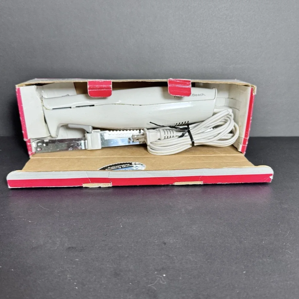 VTG Hamilton Beach Precise Slice Electric Knife #74260 In Original Box Works GUC